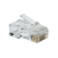 3μ Cat5e/CAT6 Plug RJ45 Connector 1000PAC/Bag